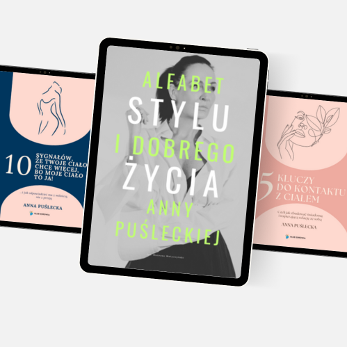Trzy e-booki Anny Puśleckiej prezentowane na tabletach